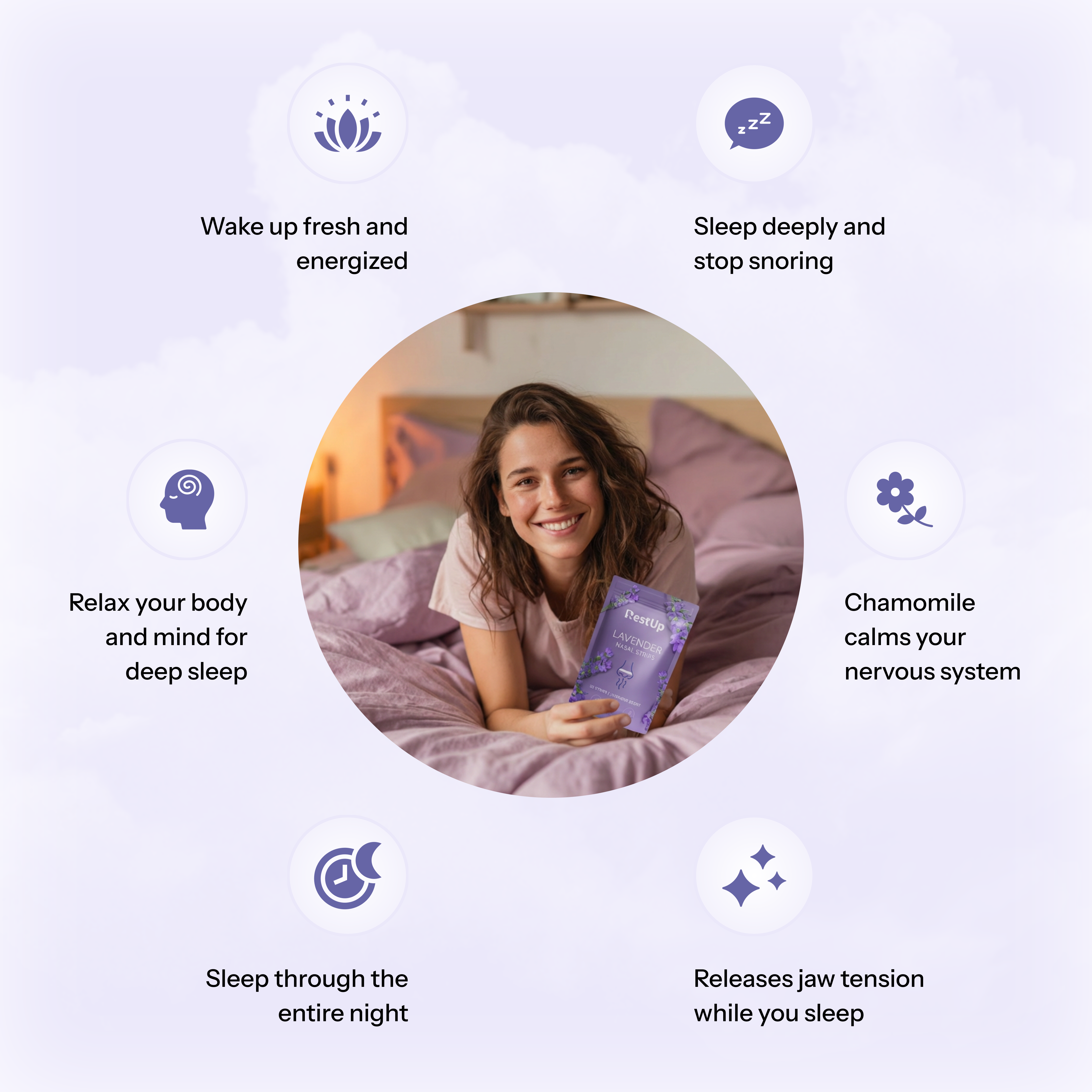 Lavender Nasal Strips | Finally Wake Up Energetic