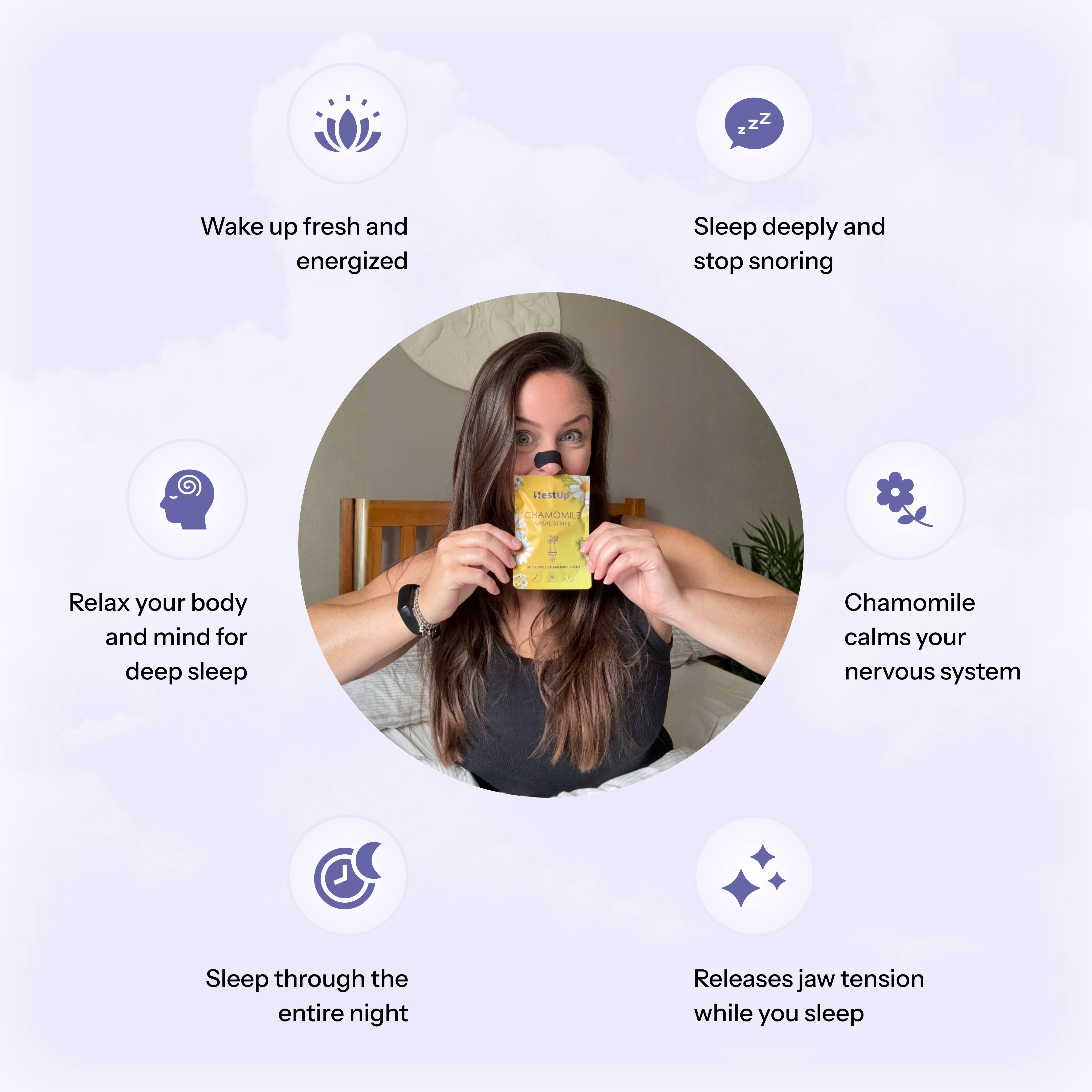 Chamomile Nasal Strips | Finally Wake Up Energetic