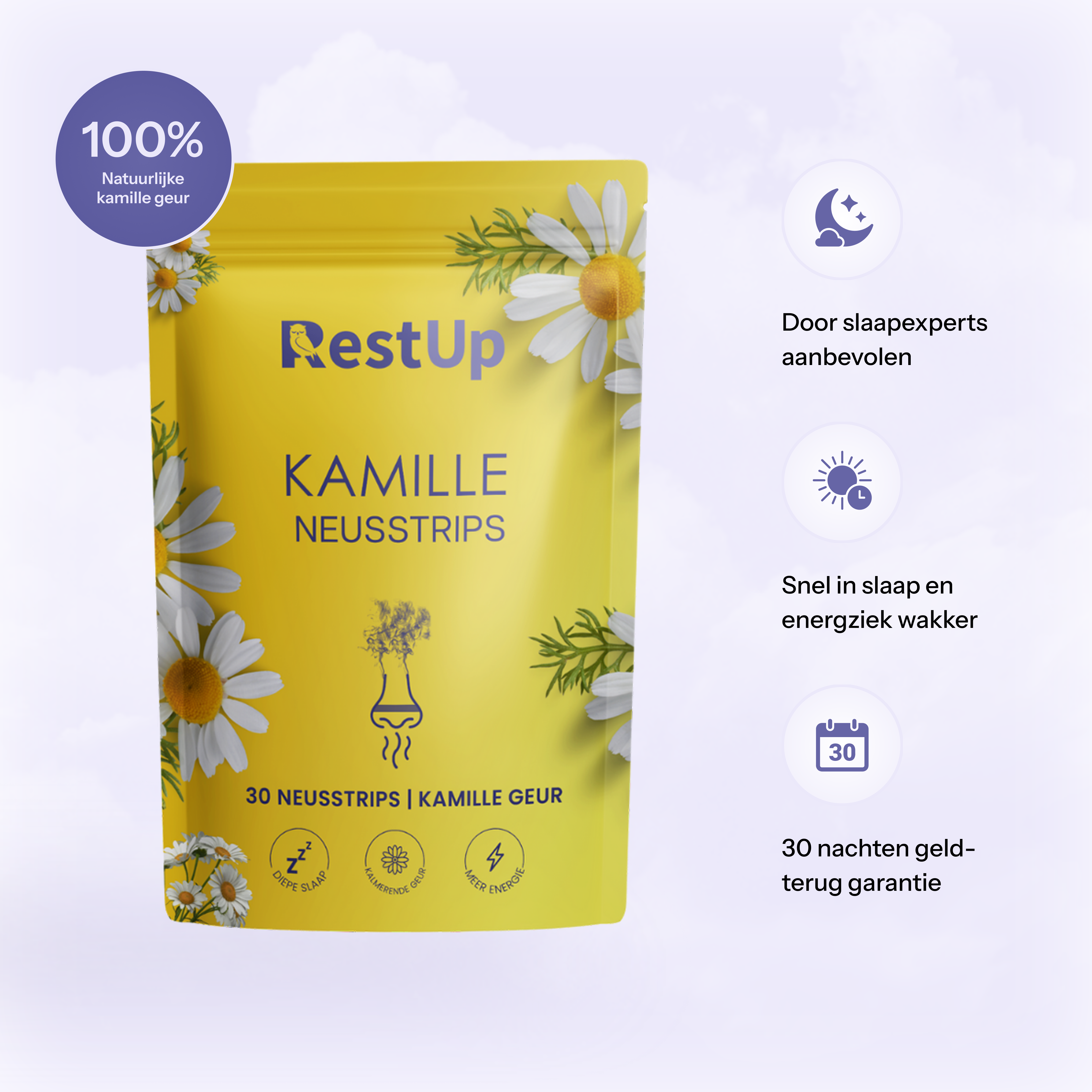 Chamomile Nasal Strips | Finally Sleep Through the Night
